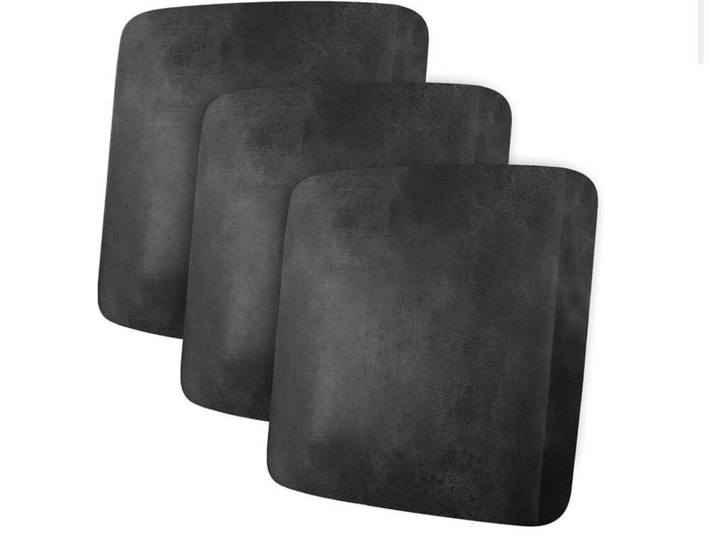 Anarachon Cushion Cover 3 Pieces Sofa Cushion Covers Black